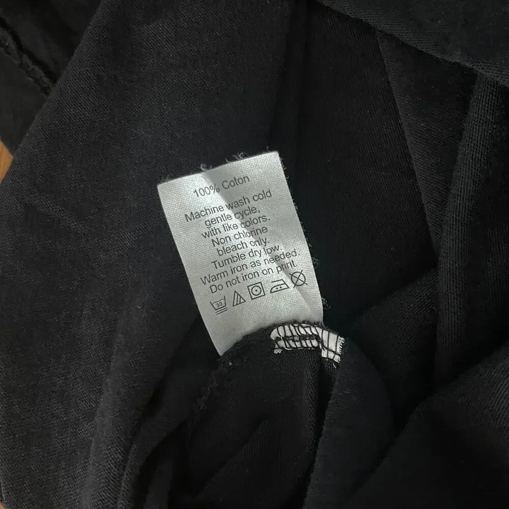 J. Crew Tissue Tee Long Sleeve Black Womens XXS Minimalist Everyday Basic Casual
